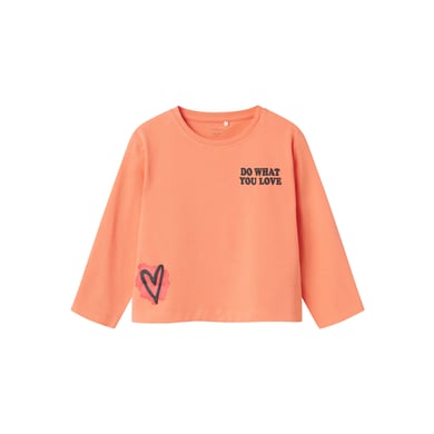 name it T-shirt à manches longues Nmfnomi Fusion Coral