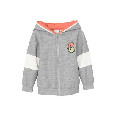 name it Veste sweat Nmmnormano Grey Melange