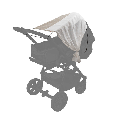 LEVILY Single Kinderwagen zonnescherm zeil Tiny Leaves