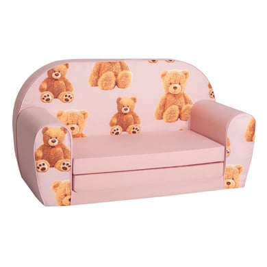 knorr toys sofa infantil teddy rosa