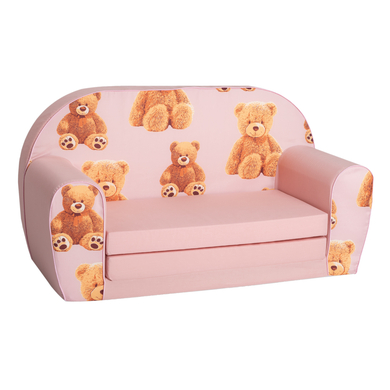 knorr toys® Teddy barnsoffa, rosa