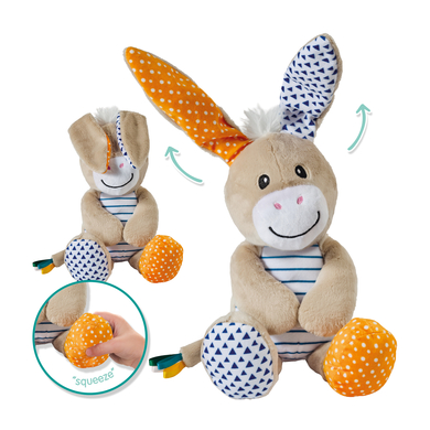 Image of Donkey SES Creative® - Asino di peluche gioco Peek-a-boo059