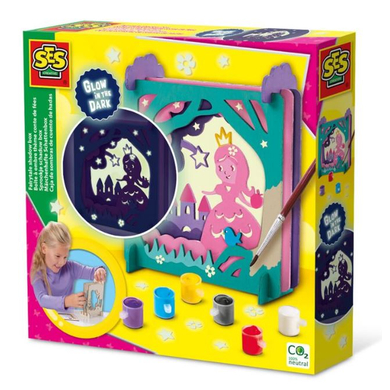 SES Creative® Boîte d'ombres féeriques (glow in the dark)