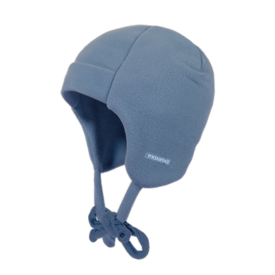 Maximo Bonnet polaire bleu denim