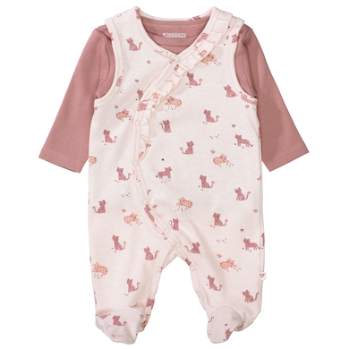 STACCATO pearl Romper+skjorta rosa melange