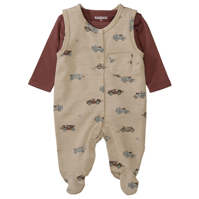 Staccato nature Romper+shirt donker gedessineerd