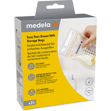 Image of medela EasyPour sacca per latte materno 25 pezzi059