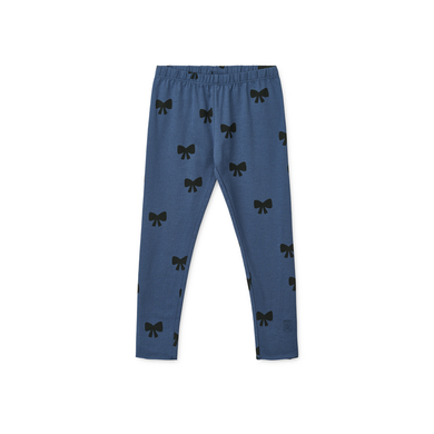 Image of indigo LIEWOOD Marie leggings con fiocco/blu059