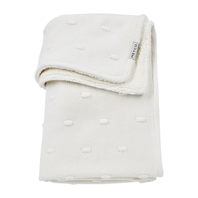 Image of Meyco Coperta per bambini Knots Teddy Offbianco 75 x 100 cm059