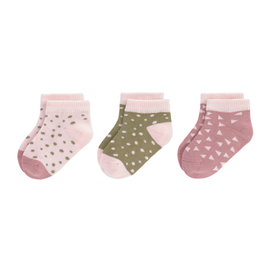 LÄSSIG Chaussettes Sneacker pour enfants, paquet de 3 Cinnamon