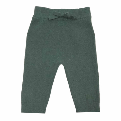 Image of LITTLE Pantaloni verdi in cashmere059