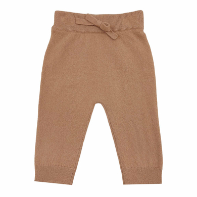 Image of LITTLE Pantaloni in cashmere cognac059