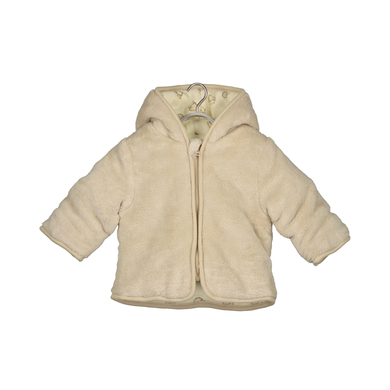 Image of blu SEVEN Giacca Teddy con cappuccio - beige059