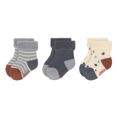 LÄSSIG Chaussettes bébé pack de 3 Tiny Farmer Blue