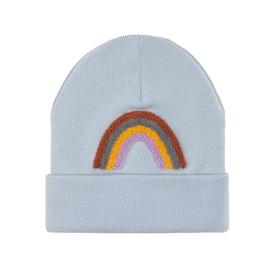 LÄSSIG Bonnet enfant Little Gang arc-en-ciel bleu clair