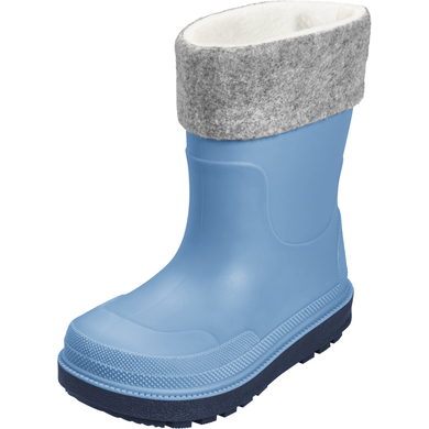 Playshoes Bottes de pluie avec doublure bleu