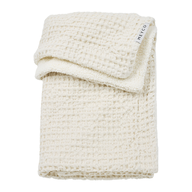 MEYCO Couverture de bébé Waffle Teddy nature 75 x 100 cm