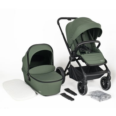 BabyGO Harmony green black Kinderwagen / Frame