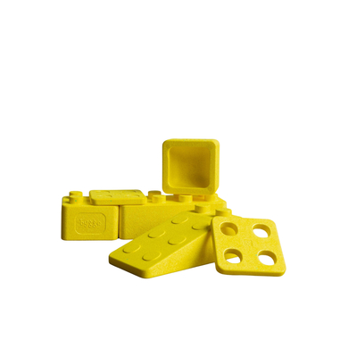 bygge Jeu de base d'éléments éducatifs MONOKROM 6 pièces, jaune
