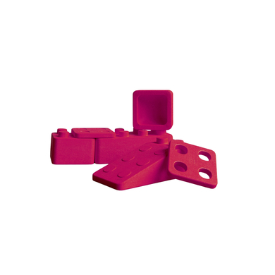 bygge Jeu de base d'éléments éducatifs MONOKROM 6 pièces, rose