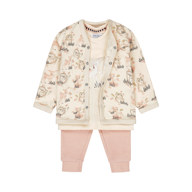 Dirkje Set bébé 3 pièces blanc cassé