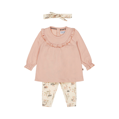 Dirkje Babyset 3-delig geborsteld roze