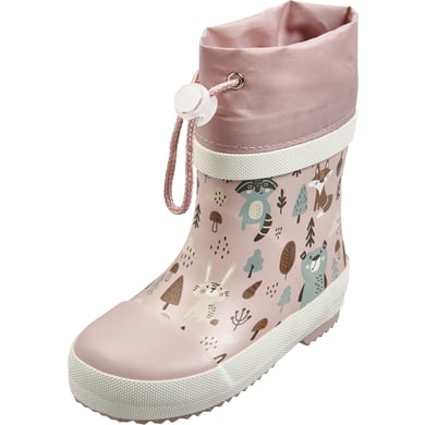 Playshoes Bottes en caoutchouc mi-haute rose
