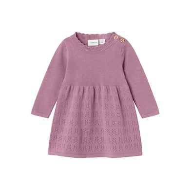 name it vestido de punto nbfosilla mauve orchid