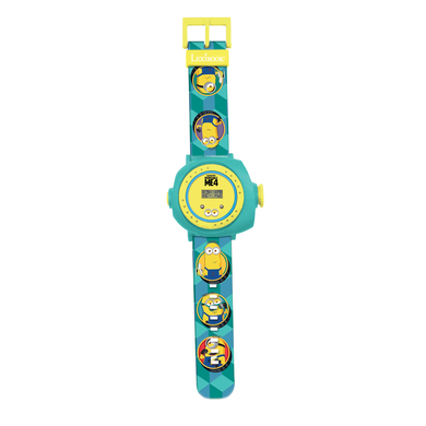 LEXIBOOK Horloge de projection numérique Minions avec 20 images à projeter