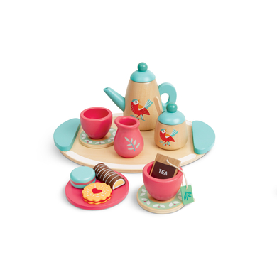 Service à thé en bois pour enfants Hape