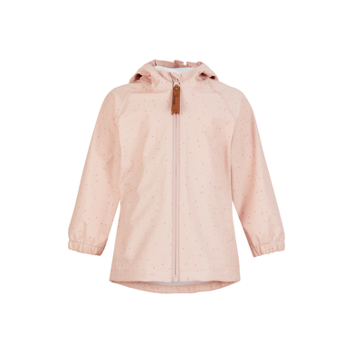 Sterntaler Veste de pluie non doublée points rose pâle