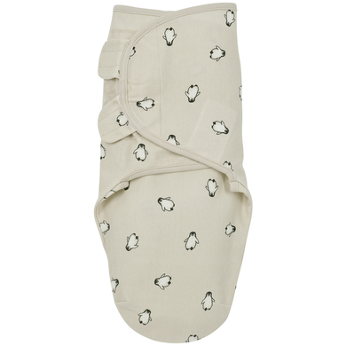 MEYCO Couverture d'emmaillotage bébé pingouin Soft Sand