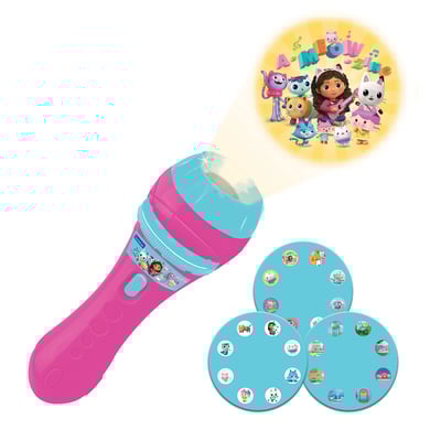 LEXIBOOK Gabby's Dollhouse Story Projecteur et lampe de poche