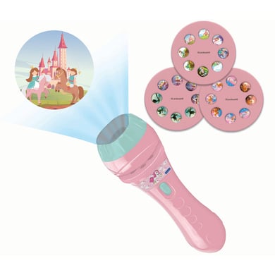 LEXIBOOK Magic Projecteur et lampe de poche Unicorn Story