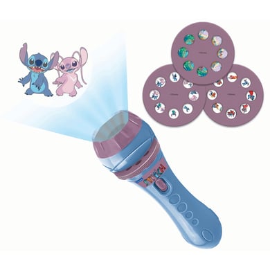 LEXIBOOK Projecteur et lampe de poche Stitch Story