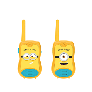 LEXIBOOK Talkie-walkie Minions jusqu'à 200 mètres de portée avec clip ceinture