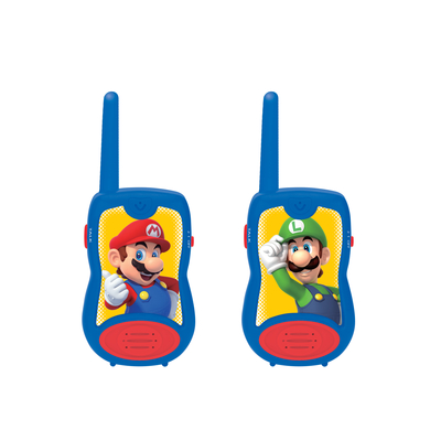 LEXIBOOK Walkie-talkie Super Mario con portata fino a 200 metri e clip da cintur