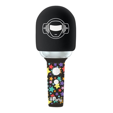 lexibook microfono karaoke inalambrico iparty bluetooth con efectos de luz y sonido