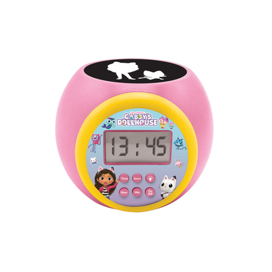 Image of LEXIBOOK Sveglia a proiezione Gabby's Dollhouse con cambio di colore a LED e funzione timer059