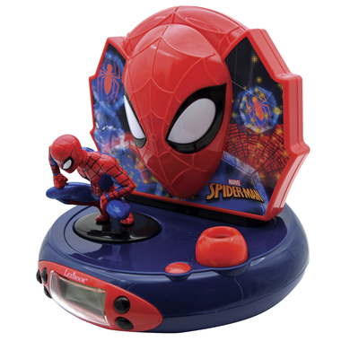 LEXIBOOK Réveil Spider-Man 3D avec projection de sons