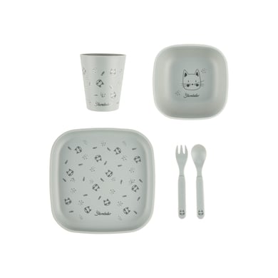 Image of Sterntaler Set di stoviglie gatto Lilly, quadrato059