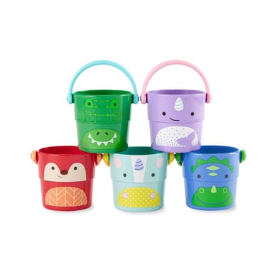 Image of Skip Hop set di secchi per vasca da bagno Zoo, 5 pezzi059