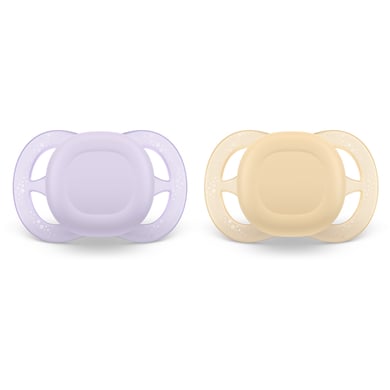 PHILIPS AVENT Philips Avent Tétine Ultra Start SCF075/01 en violet/jaune