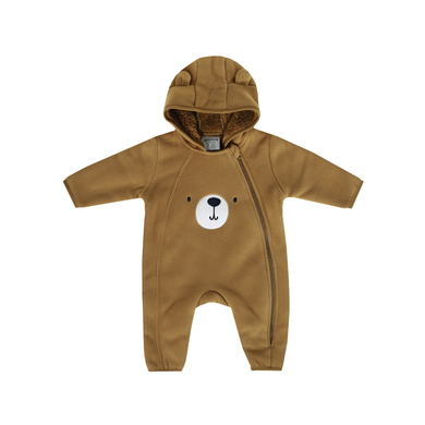 JACKY Combinaison à capuche en polaire NORDIC BOY marron