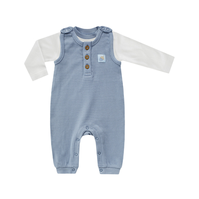 JACKY Ensemble grenouillère NORDIC BOY bleu tourterelle/blanc cassé