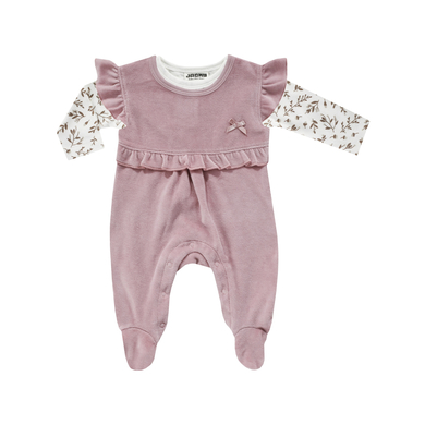 JACKY Ensemble dors-bien en velours MIX & Match vieux rose