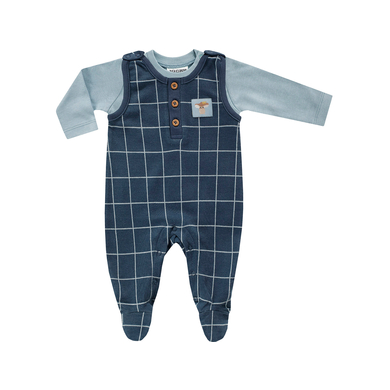 JACKY Ensemble grenouillère MIX & MATCH carreaux/bleu pigeon