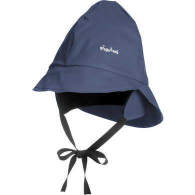 Playshoes Casquette de pluie doublée de polaire marine