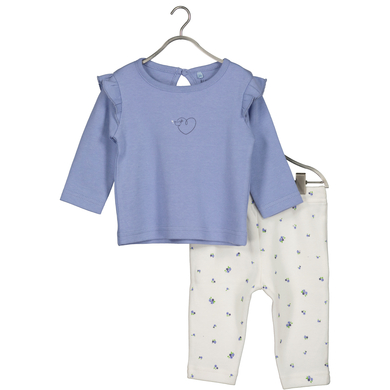 BLUE SEVEN Ensemble bébé t-shirt + pantalon bleu moyen