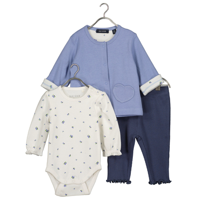BLUE SEVEN Set bébé 3 pièces bleu moyen